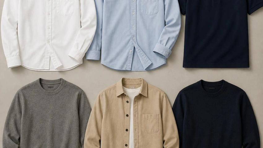 Add Shirts, Knitwear, and Smart-Casual Pieces