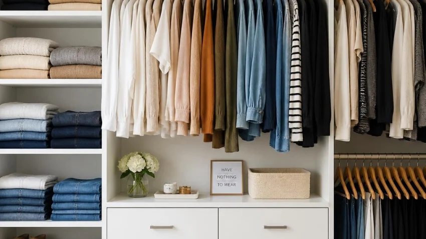 Organize Your Wardrobe So Everything Is Easy to See