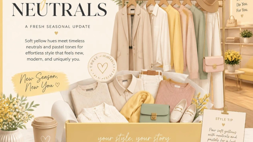 Soft Yellow Gives Neutral Outfits a Fresh Seasonal Update