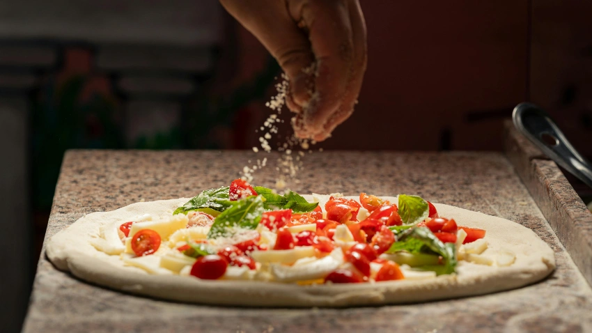 Easy Homemade Pizza With Fresh Toppings