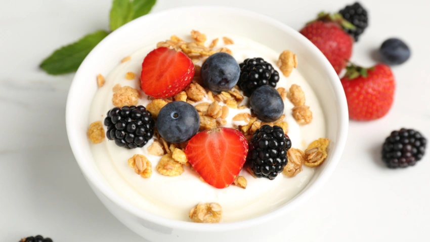 Greek Yogurt With Fresh Fruit