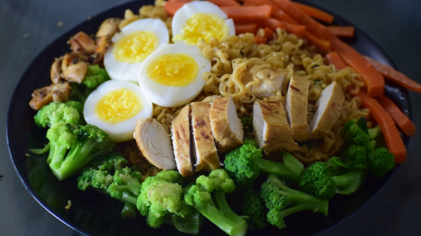 Quick Egg and Vegetable Dinner