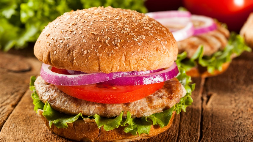 Simple Homemade Turkey or Bean Burgers